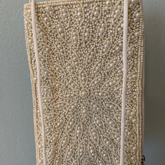 2 Bags for 1 price… Bamboo Trading Company Beaded Bags. Black & Beige. - Picture 11 of 16
